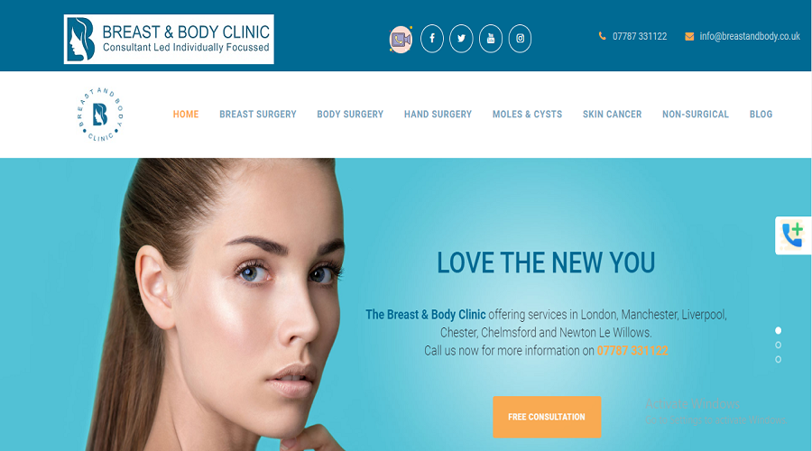 Website which is full range of Cosmetic Surgery Procedures